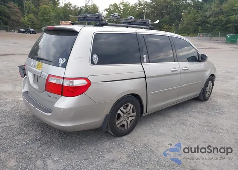 2005 Honda Odyssey Ex-L из США, поврежденный, VIN 5FNRL38795B083972